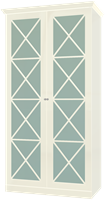 Шкаф 2-х дверный с зеркалом Ш-6с