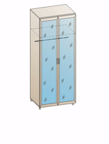 Шкаф для одежды ШК-2803